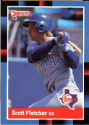 1988 Donruss Baseball Cards    180     Scott Fletcher